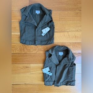 Joe's Jeans Khaki Utility Jacket with Stitched Details size 5 and size 6